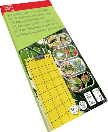 Swissinno NaturalControl 1 249 235 Insekten-Klebetafel Klebefolie, Lockstoff (L x B) 240mm x 100mm 5St.