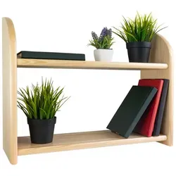 Prima-Online Wandregal 90 cm: Stilvolles Hängeregal für Bücher - Regal mit 2 Ablageflächen aus Kiefer, ideal für dekorative Akzente und platzsparende Aufbewahrung in jedem Raum.