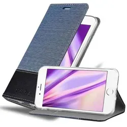 Cadorabo Hülle für Apple iPhone 6 / 6S Schutzhülle in Blau Handy Hülle Etui Book Case Cover