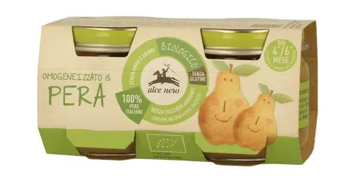 Bio Birne Babynahrung Alce Nero 2x80g von ALCE NERO SpA