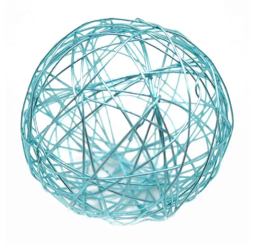 Gasper Dekokugel DRAHT-BÄLLE 60mm, 6cm/6 Stück in Klarsichtbox
