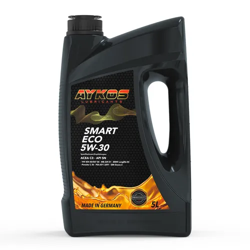 AYKOS SMART ECO 5W-30 Motoröl 5L C3, VW 504 00 / 507 00, BMW LL-04, MB229.51