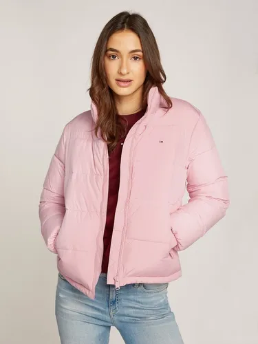 Tommy Jeans Damen Steppjacke Essential Puffer, Rosa (Ballet Pink) - Funktionsjacken für den Übergang, aus 100% recyceltem Polyester, leicht und warm, ideal für jeden Anlass mit hohem Tragekomfort und zeitlosem Design.