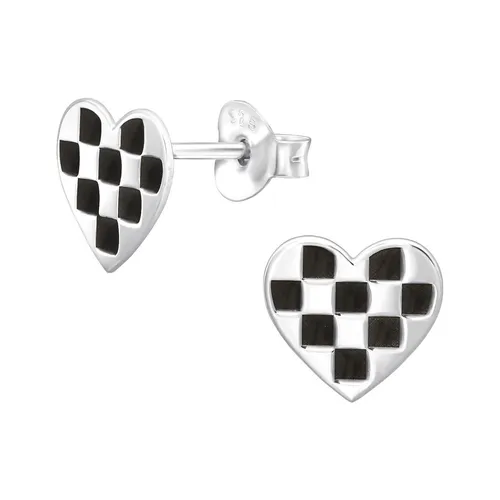 Herz Kinder Ohrringe 925 Silber für Mädchen - Schöne Herz-Ohrringe aus 925 Sterlingsilber, ideal für kleine Mädchen. Handgefertigt und nickelfrei, perfekt als Geschenk für besondere Anlässe!