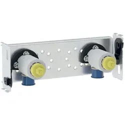 Geberit Gis Traverse 461740001 für Wand- Aufputz-Armaturen - Sanitärinstallation mit zwei Wasseranschlüssen, ideal für stufenlos höhenverstellbare Montage in GIS Tragsystemen.