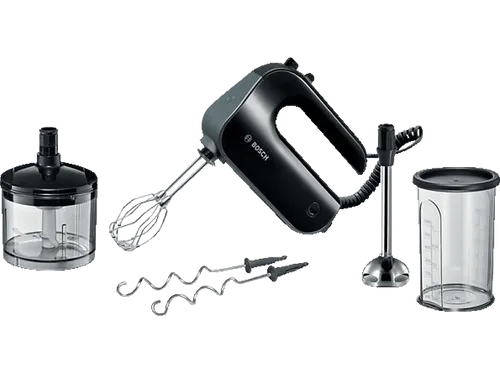 Bosch MFQ4980B Handmixer - Vielseitiges 3-in-1 Gerät mit FineCreamer-Rührbesen für luftigen Teig und 5 Geschwindigkeitsstufen