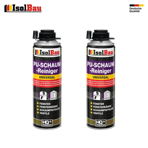 Pistolenreiniger PU Schaum Entferner 2 x 500 ml Schaumpistole Reiniger