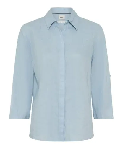BRAX Damen Style Vicki Pure Linen Bluse - Elegante Leinenbluse mit 3/4-Ärmeln, ideal für warme Tage. Hochwertige Verarbeitung für angenehmen Tragekomfort.