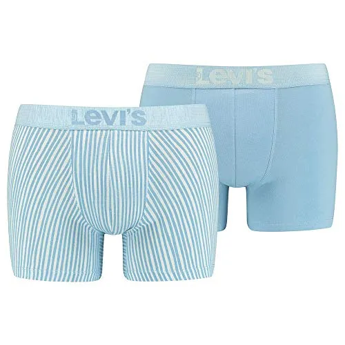 Levi's Men's Vertical Stripe All-Over-Print Boxer Briefs (2 Pack)