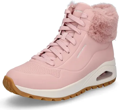 Skechers UNO RUGGED Fall Air 167274-BLSH - EU 39 - Wanderschuhe mit Kunstpelz und seitlichem Reißverschluss für einfachen Einstieg. Bequeme Skechers Air-Cooled Memory Foam Innensohle und rutschfeste Laufsohle für optimalen Komfort und Grip.