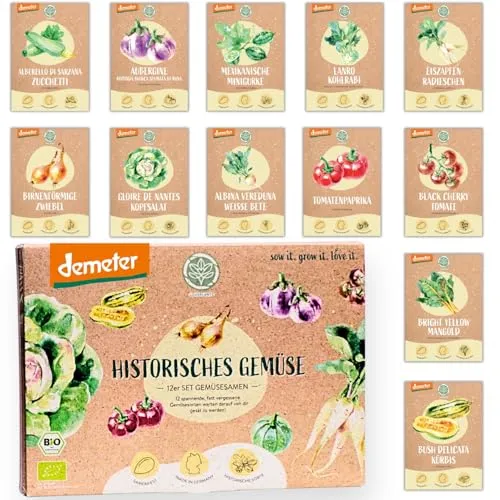 Produktbild BIO Historisches Gemüse Samen Set