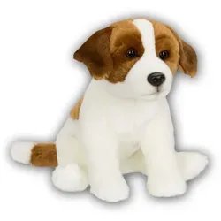 Anna Club Plüschtier - Lebensechter Jack Russel Terrier (26cm) - Kuscheltiere, hochwertiges und lebensechtes Stofftier von Anna Club, seit 30 Jahren bekannt für Qualität und Sicherheit nach WWF-Standards.
