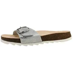 Legero Damen Clear Pantolette - Bianco (Weiss) 1100, 41 EU - Pantoletten für Damen mit hochwertigem Wildleder-Obermaterial und bequemer Passform für den ganzen Tag.