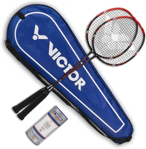 Victor Badminton Set Ultramate 6 rot von Victor