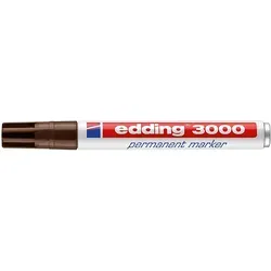 Edding Permanentmarker 3000 1,5-3 mm dunkelbraun von edding