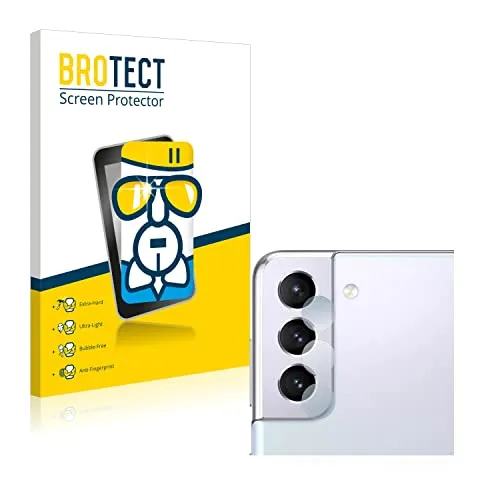 BROTECT Schutzglas für Samsung Galaxy S21 5G (NUR Kameraschutz) Schutzfolie Panzer Folie Glas Displayschutz Made in Germany [ 9H, Anti-Fingerprint]