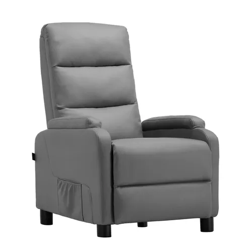 COMHOMA Relaxsessel mit Liegefunktion - Fernseh- & Relaxsessel, verstellbare Rückenlehne von 90–160°, bequemes Federkissen und pflegeleichtes Polyurethan für maximalen Komfort und Langlebigkeit.