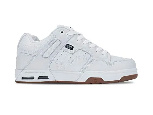 DVS Enduro Heir, Unisex-Erwachsene Skateboardschuhe, Weiß (White Gum Nubuck 112), 42 EU
