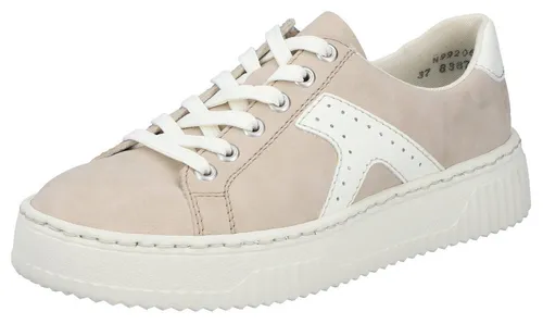 RIEKER Damen Plateausneaker Gr. 40 taupe in beige von Rieker