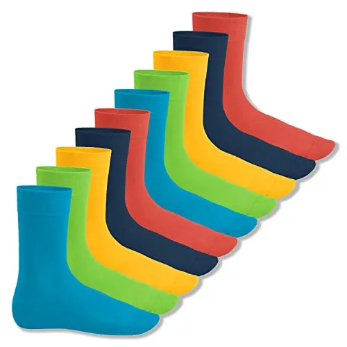 Footstar Basicsocken EVERYDAY! 10 PAAR - Komfortable Socken für Damen und Herren - 10er Pack EVERYDAY! Socken aus hochwertiger Baumwolle, atmungsaktiv und mit breitem Komfortbund für perfekten Sitz. Ideal für jeden Tag in verschiedenen Farben.