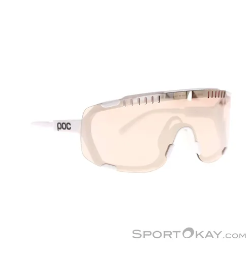 POC Devour Mid + Sportbrille (Größe ONE SIZE, weiß)