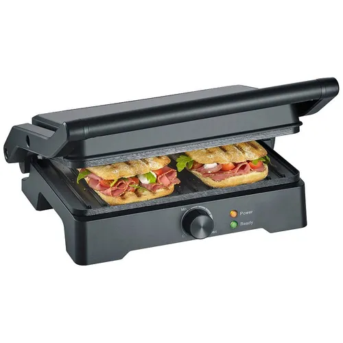 Severin KG 2391 XL Kontaktgrill - Kontaktgrill & Sandwichmaker, mit extra großem Grillbereich für vielseitigen Einsatz und perfekte Grill-Ergebnisse.