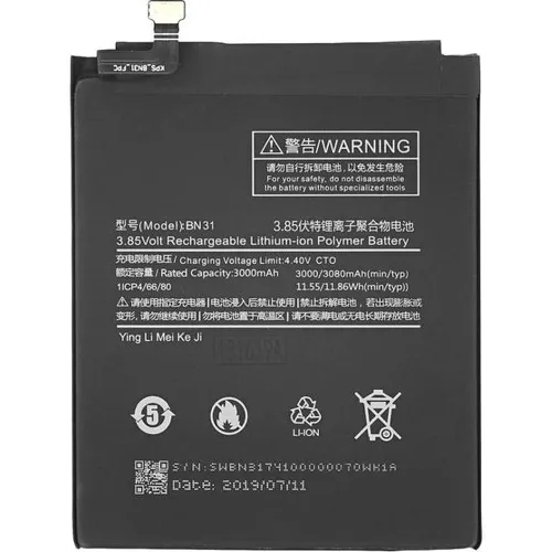 MPS Akku für Xiaomi Mi A1/Redmi S2 3080 mAh BN31 (BN31)