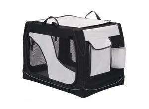 Produktbild TRIXIE Hundebox Vario 76x48x51 cm – komfortable Rückzugsort für kleine bis mittelgroße Hunde