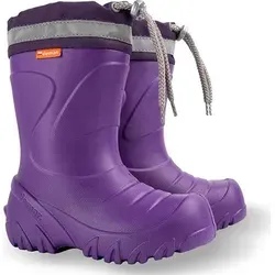 DEMAR Kinder Gummistiefel Winterstiefel Regenstiefel Kinderstiefel Gefüttert Lila 26/27 - Lila - 26-27