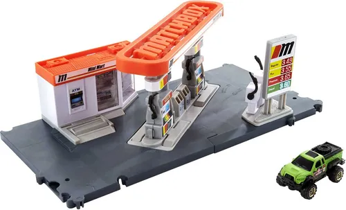 Matchbox Tankstellen Spielset (GVY84) – Spannender Spielspaß
