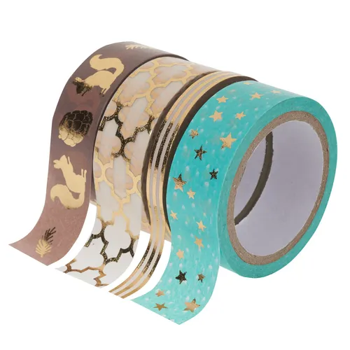 Washi Tape Set Hot Foil