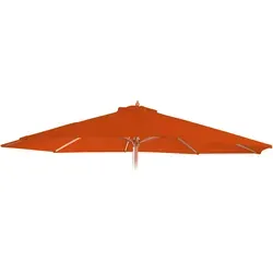 Mendler Ersatz-Bezug für Sonnenschirm Florida, Ø 3m - Terracotta - Abdeckhauben für Sonnenschirme, UV-Schutz 50 und wasserabweisend für perfekten Sonnenschutz und angenehme Stunden im Freien.