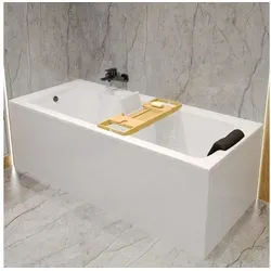 Badewanne Rechteck 150x70 mit Wannenträger und Zubehör