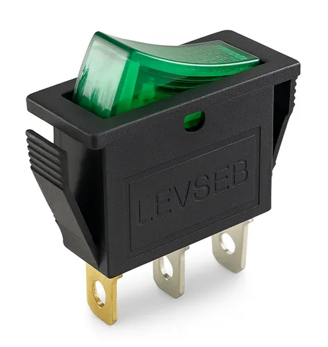 12V 16A 3 Pin Kippschalter Auto KFZ Wippschalter Grün Beleuchtet EIN/AUS