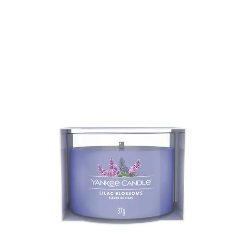 Yankee Candle Lilac Blossoms - Votivkerze im Glas, floraler Duft mit lila Flieder und bis zu 15 Stunden Brenndauer, ideal als Geschenk