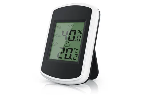 BEARWARE Digitales Thermo-Hygrometer, Indikator für Gewächshaus, Wohnzimmer Innenwetterstation (Haltemagneten, Thermometer Hygrometer, Temperatur und Luftfeuchtigkeit Messgerät)