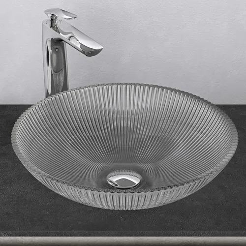 Mai & Mai Aufsatzwaschbecken aus Glas in weiß von Mai & Mai