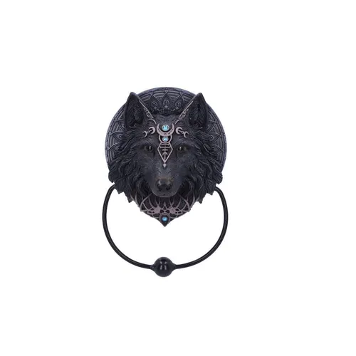 NN Designs Wolf Moon Door Knocker 20.5Cm NEU von Rarewaves