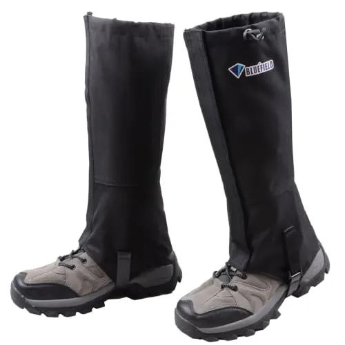 Azarxis Outdoor Gamaschen wasserdicht | Atmungsaktiv, Beinschutz, Für Damen und Herren, Skifahren, Wandern, Jagen, Radfahren, Schutz vor Schnee, Nässe und Schlamm