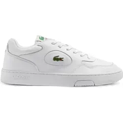 Lacoste Lineset Leather Sneaker 43 EU - Eleganter weißer Sneaker aus hochwertigem Leder, ideal für einen sportlichen Look und maximalen Komfort.