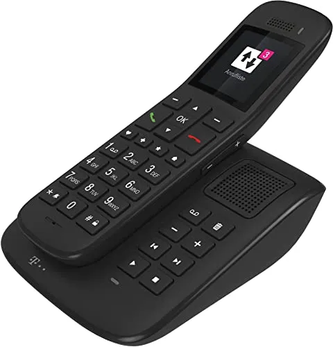 Telekom Sinus A 32 - Ergonomisches Festnetztelefon mit großem Farbdisplay, Vibrationsalarm und extragroßen Tasten für optimalen Komfort