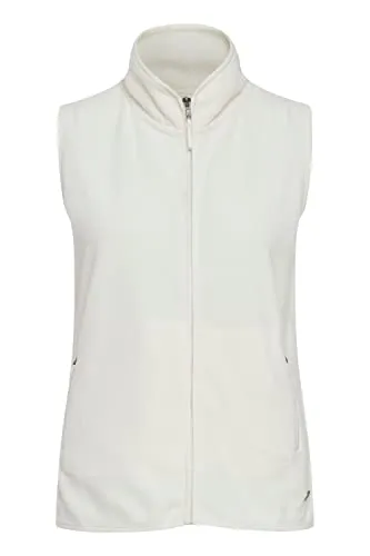 OXMO OXRagnara Damen Weste - Funktionsjacke aus weichem Fleece mit Stehkragen, ideal für Outdoor-Aktivitäten und nachhaltig produziert. Perfekte Wärme und vielseitig kombinierbar!