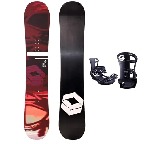 FTWO Set Snowboard Reverse Schwarz/Rot 147cm + Sonic Bindung M Sale