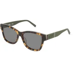DKNY DK549S Unisex-Sonnenbrille Vollrand Butterfly Acetat-Gestell, braun