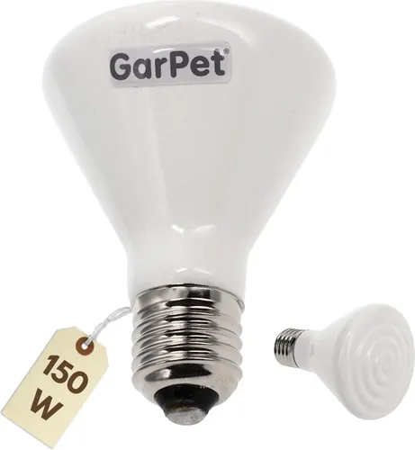 Wärmelampe Terrarium Lampe Dunkelstrahler für Vögel Keramik E27 Infrarot Lampe Hühner Heizlampe Reptilien Wärmelampe Schildkröten 150 W