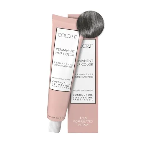 COLOR.IT by BM - Permanente Haarfarbe in Salonqualität, 100ml (9.11 Lichtblond Asch Intensiv, 1er Pack)