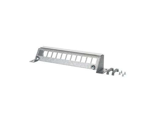 Metz Connect SmartConnectPP 12Port Keystone Netzwerk-Panel - Unbestücktes Patchpanel für flexible Modulaufnahme, ideal für individuelle Netzwerklösungen. Montage auf Hutschiene oder Traggerüst möglich.
