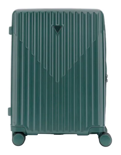 GUESS Hartschalen-Trolley M mit 4 Rollen in grün von GUESS