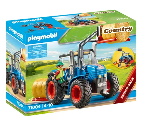 PLAYMOBIL Country 71004 Großer Traktor mit Zubehör