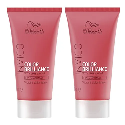 2er Color Brilliance Mask Invigo Wella Professionals für feines bis normales Haar je 30 ml = 60 ml